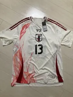 【新品タグ付き】日本代表2024アウェイY-3選手仕様ユニフォーム13番中村敬斗のサムネイル