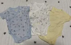 UNIQLO ベビー肌着　半袖ボディースーツ　3枚セット