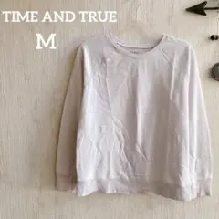 海外古着✨TIME AND TRUE【M】ラグランスリーブ トレーナー