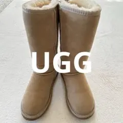 【UGG】アグ　定番クラッシックムートンブーツ　トール　ベージュ　24センチ