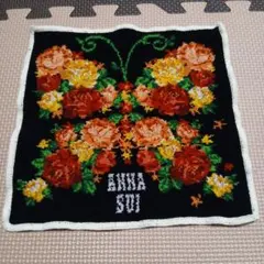 ANNA SUI　ハンカチ　シェニール織り