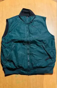 [Good color] 90s Patagonia シェルドシンチラベスト 90s patagonia シェルドシンチラ ベスト M/usa製 緑 グリーン
