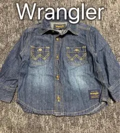Wrangler ラングラー　長袖　デニム　ウエスタンシャツ　キッズ　80