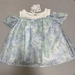 【新品、タグ付き、美品】西松屋　オフショルダー　トップス　120cmのサムネイル