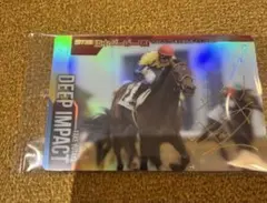 サラブレッドホースコレクション　ツインウエハース　ディープインパクト　サイン入り