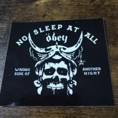 (縦6.6cm横7.6cm) obey オベイ オベィ ステッカー