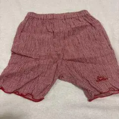 赤いチェック柄 95cm パンツ ご覧頂きありがとうございます!(´▽｀)