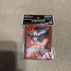ワンピース カード　ルフィ　スリーブ