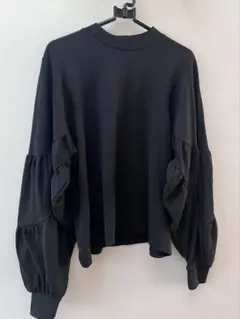 zara バルーン袖トップス