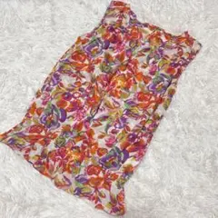 【ビンテージ】beamsboywear チュニック カラフル 薄手 ノースリーブ