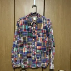 GROUND FUTURE NATURAL マルチカラー チェックシャツ