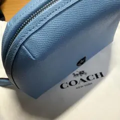 新品・未使用】COACH ショルダーバッグ CE597 スカイブルー - メルカリ