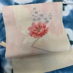 ⭐️紗紬 夏物 八寸名古屋帯⭐️夏帯 単衣〜夏 夏着物 普段着物 浴衣に