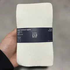 新品未使用タグ付き　baby GAP bear tights 90 ホワイト