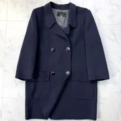 最高級】Leilian レリアン カシミヤ100％ ダブルジャケット Pコート