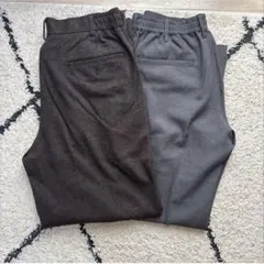 メンズ スラックス パンツ 2本セットのサムネイル