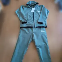 【SBMG】ドリブンスウェット　セットアップ　ジョガーパンツ　LL　グリーン