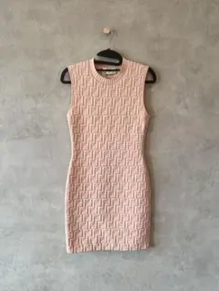 FENDI ノースリーブ ワンピース ピンク IT38 FENDI ノースリーブ ワンピース ピンク IT38 - メルカリ