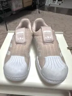 アディダススーパースター　スリッポン 18cm