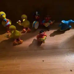 セサミストリート　フィギュアセット