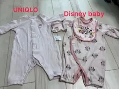 UNIQLO♡Disneybaby 2点セット 60センチ　カバーオール