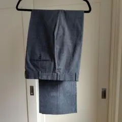 グレー ストライプ ビジネススーツパンツ　未使用