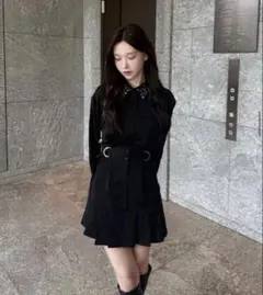 Yilon ビジューシャツワンピース