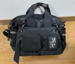 nouer ヌエール マルチウェイポケット デザインミニ バッグ 黒　ヤマダヤ