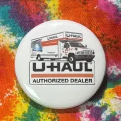 A82★U HAUL 缶バッジ★ユーホール アメ車 USA企業 雑貨 US古着