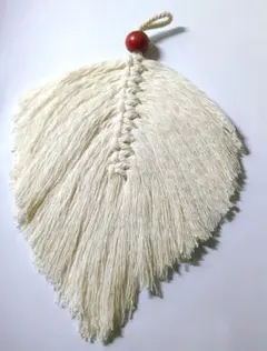 マクラメ　ハンドメイド　ボヘミアンオーナメント