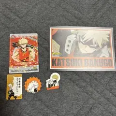 僕のヒーローアカデミア ヒロアカ 爆豪勝己 ポストカード カード フレークシール