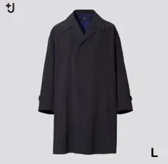 UNIQLO +J オーバーサイズステンカラーコート BLACK L