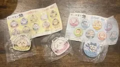 ちいかわ くら寿司 マグネット　うさぎ　ちいかわ　缶バッチハチワレ