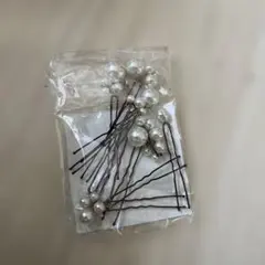 パール装飾ヘアピン10本セット未使用