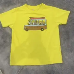 mont-bell バスイラスト Tシャツ イエロー　110㎝