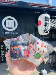 2点セット小豆島限定 Morikuni オリーブ張子 招き猫 石川真奈美作縁起物 2点セット小豆島限定 Morikuni オリーブ張子 招き猫 石川真奈美作
