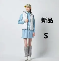 Rosasen 新品タグ付き　ストレッチワンピース　サックスブルー Sのサムネイル