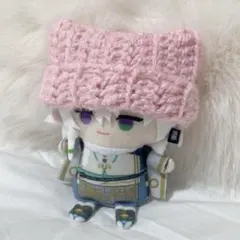 ぬい服 にじぱぺっと 10cm 帽子 ピンク