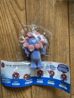 ミャクミャク　フロッキーフィギュア　立ちポーズ