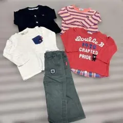 おまとめ売りDouble.B 長袖Tシャツ、パンツ80cm