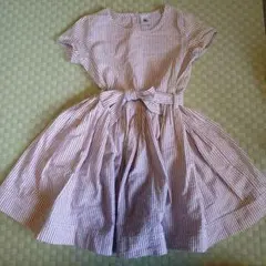 PETIT BATEAU ストライプ 半袖ワンピースのサムネイル