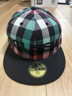 ステューシー NEW ERA 59FIFTY チェック柄キャップ 7 5/8のサムネイル