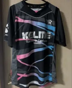 KELME ケルメ　スポーツTシャツ ブラック/ピンク/ブルー