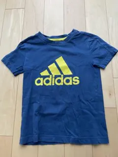 adidas ロゴ Tシャツ 120cm 子供　キッズ　半袖