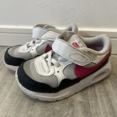 USED④Nike 13cmエアマックス　スニーカー グレー/ピンク/ブラック
