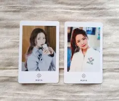 NiziU マヤ フォトカード 2枚 winte rtrip テキピク