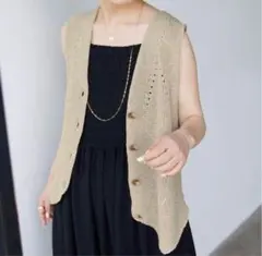 【SLOBE IENA】ニットジレ