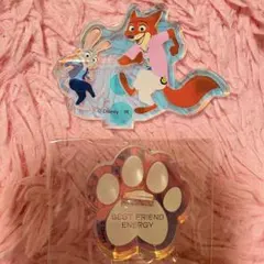 ズートピア オーロラアクリルスタンド ジュディ ＆ ニック アクスタ グッズ