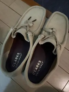 定番 CLARKS クラークス ワラビー ベージュ 26.5