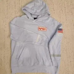 H&M NASA パーカー ライトブルー